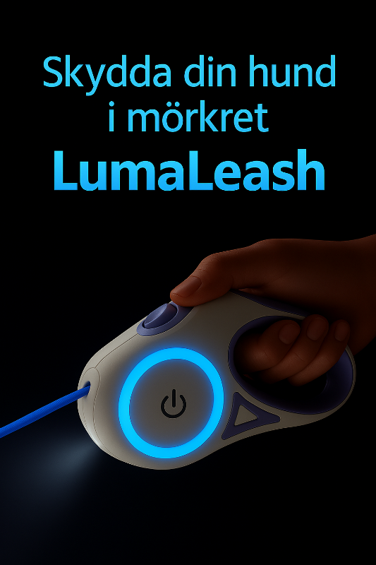 Lumaleash – LED hundkoppel för säkra kvällspromenader