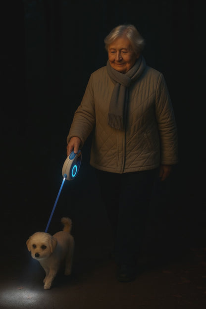 Lumaleash – LED hundkoppel för säkra kvällspromenader